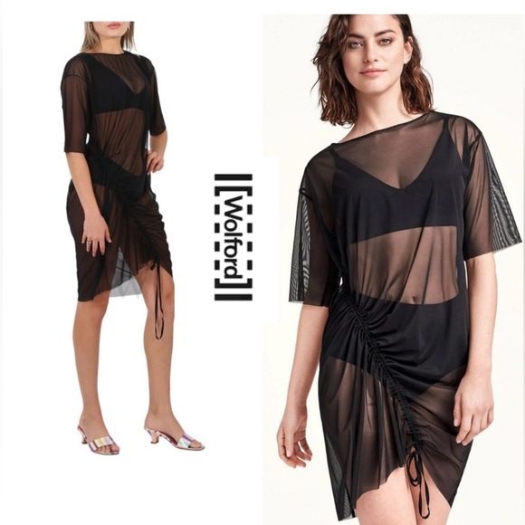Wolford Dresses & Skirts - Wolford NWT Yoon Tulle Dress / Cover Up - Black size Small